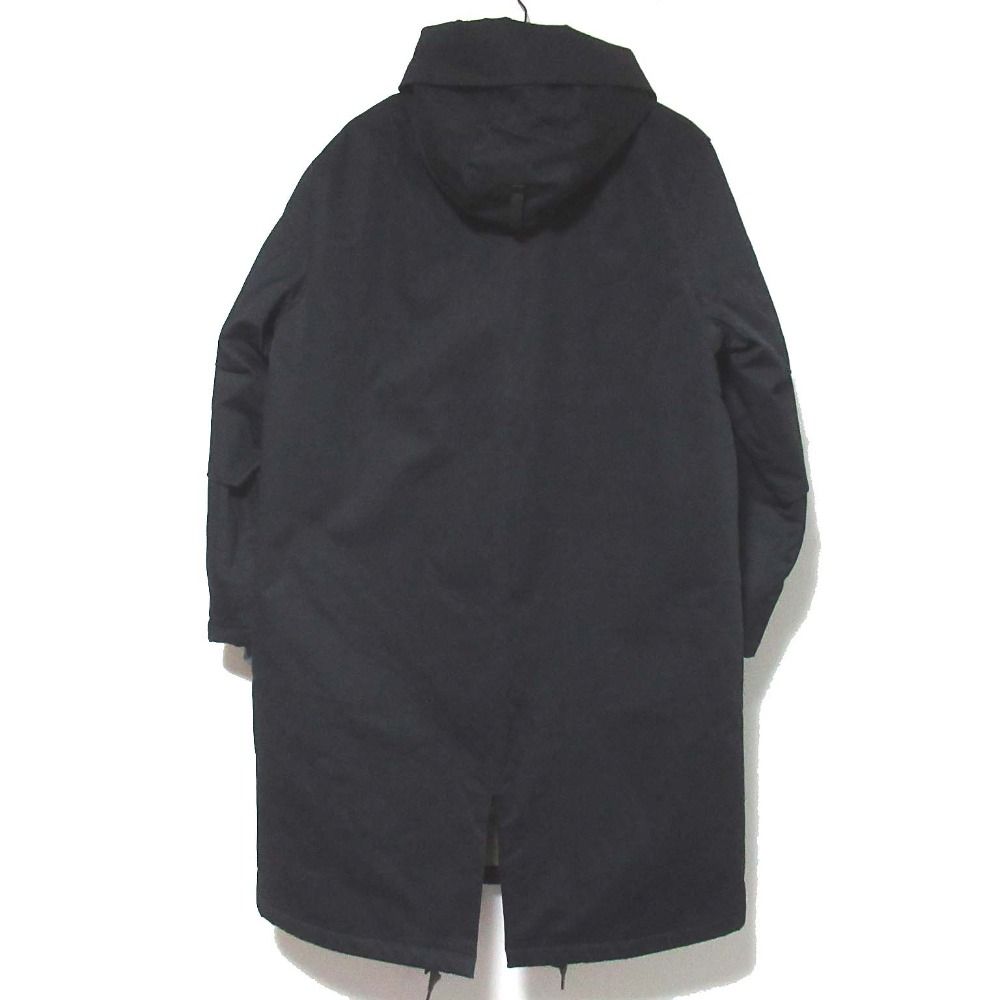 22AW Theory Project セオリープロジェクト TRENCH COTTON WC05 N-3B パデッド モッズコート Sサイズ ブラック レディース 古着