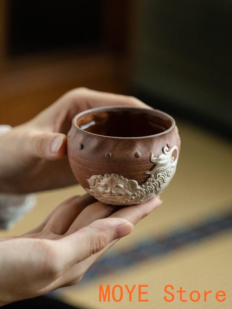 中国茶器 景徳鎮 粉彩山水斗彩図提梁茶壺 煎茶器 茶道具 未使用品 洪憲