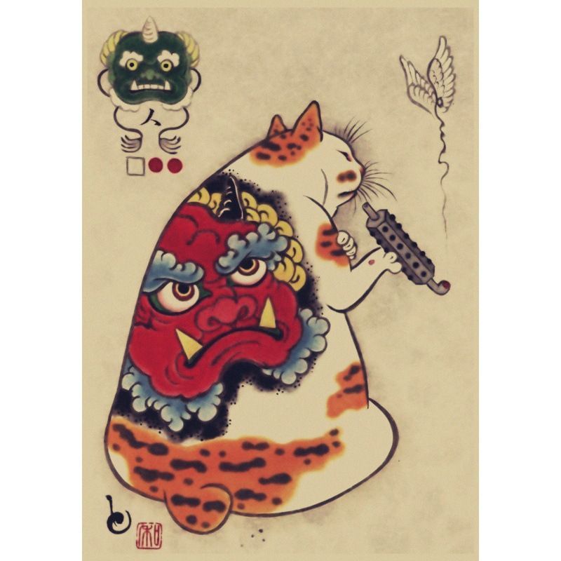 素敵な手紙封筒入れ♡昭和レトロな顔の猫？寅？　レア 素敵な手紙封筒入れ♡昭和レトロな顔の猫？寅？ レア
