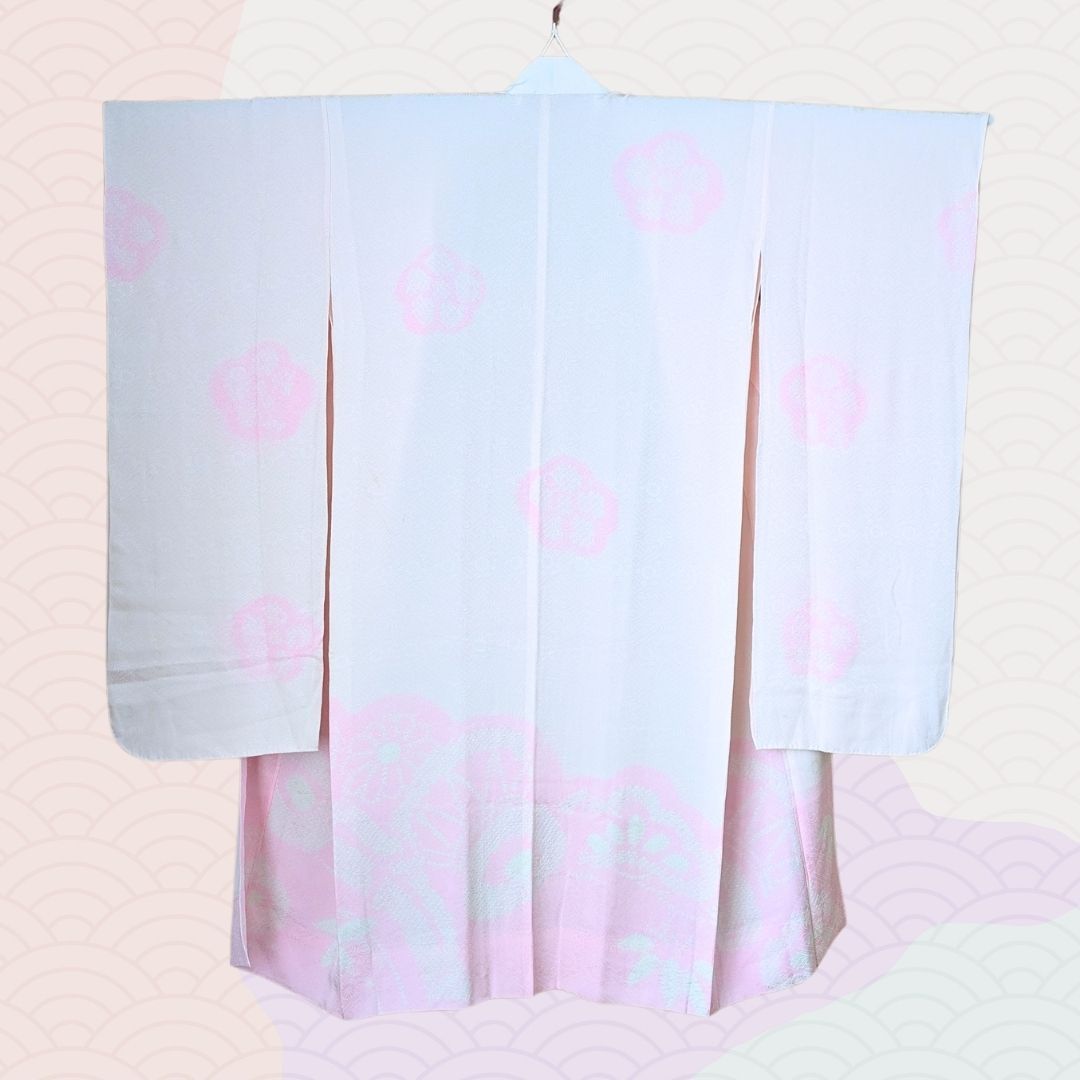 平和屋着物○豪華振袖 群れ鶴草花文 金彩 鈴乃屋扱い 正絹 逸品