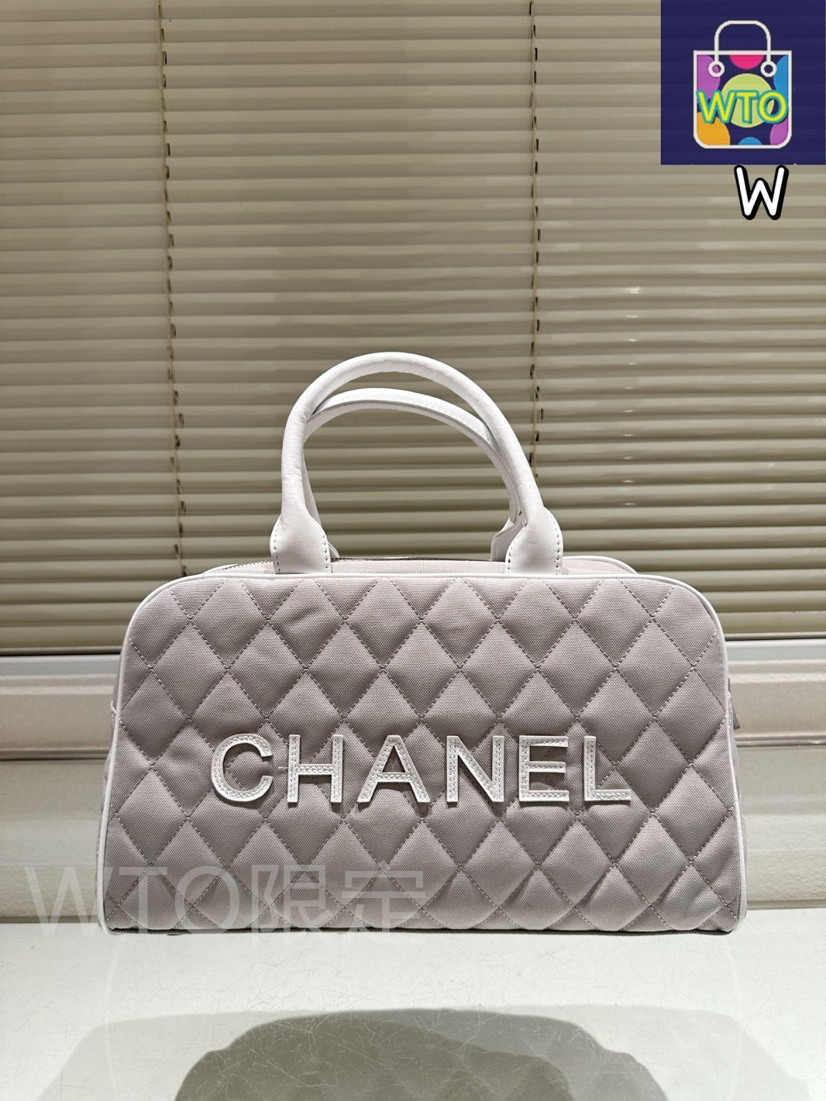 VINTAGE シャネル キルティング ボウリング バッグ 人気！キルティング】シャネル ボウリングバッグ (CHANEL