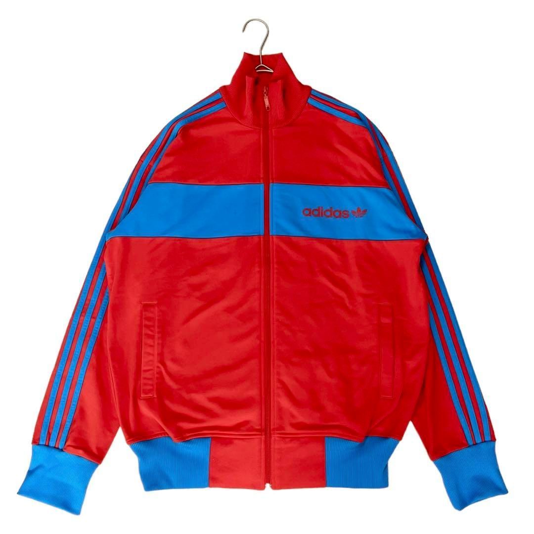 7999 adidasトラックジャケット RED/BLU 堂本剛着用モデル O - メルカリ