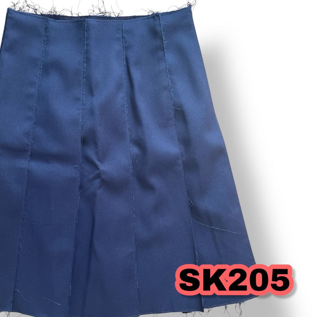 EMILIO PUCCI エミリオ プッチ プリーツスカート ネイビー色 Sサイズ相当 レディーススカート 管理SK205