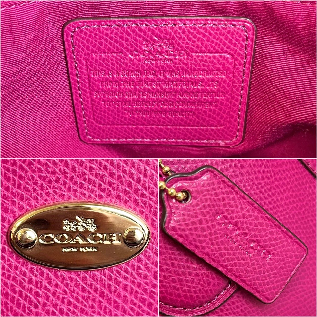 ✨良品✨ COACH コーチ 2way ミニボストンバッグ ショルダーバッグ 