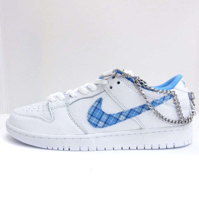 ナイキ エスビー NIKE SB × ニコールハウゼ NICOLE HAUSE タグ付き DUNK LOW ダンク ロー スニーカー FZ8802-100 ホワイト US9 27cm