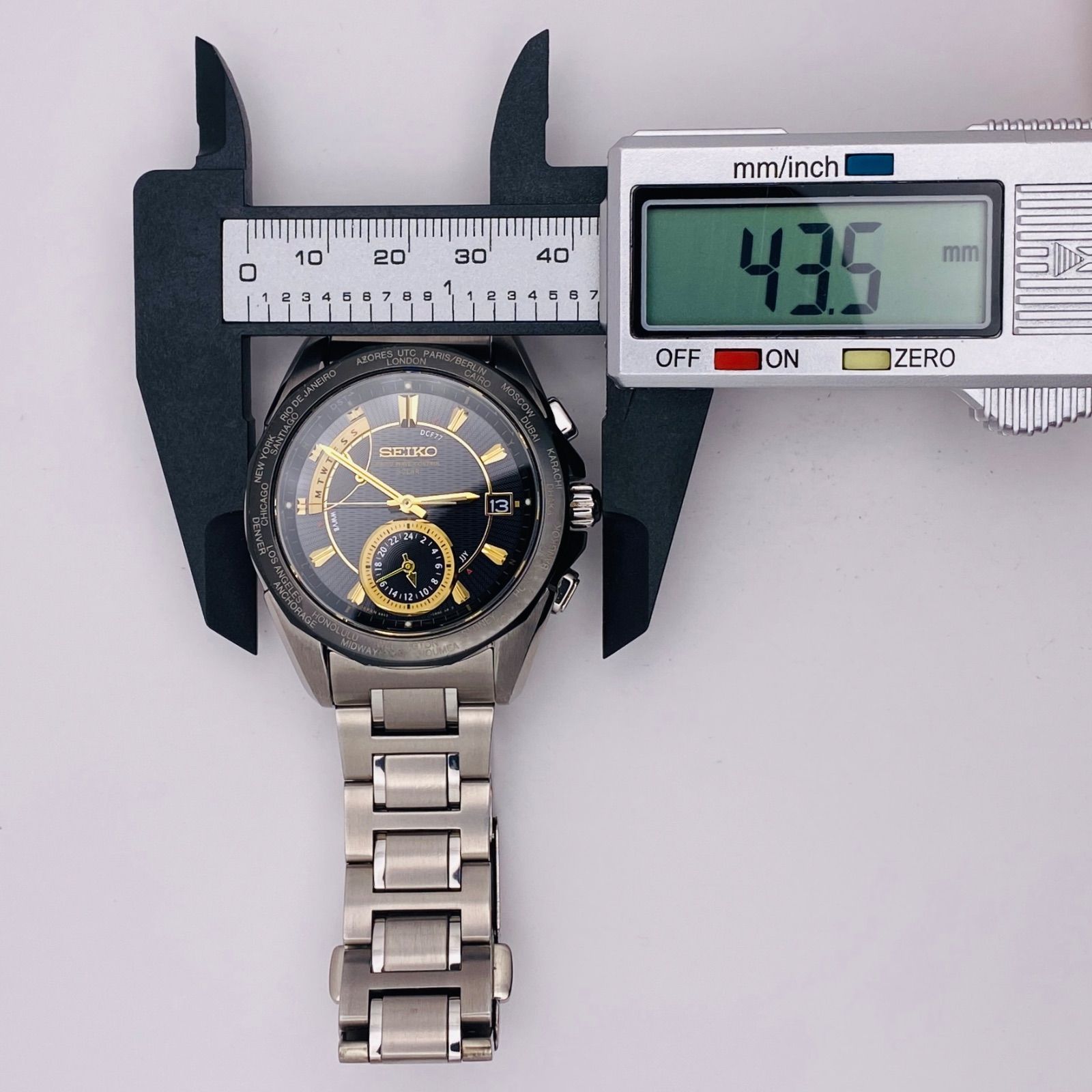 T180）美品 稼動品 SEIKO セイコー 電波ソーラー BRIGHTZ ブライツ 