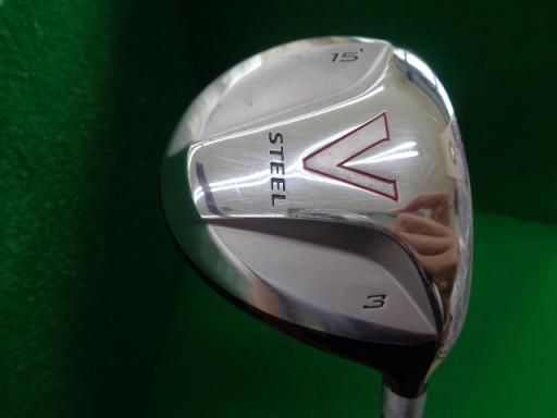 新品，大得価 【中古】 テーラーメイド V STEEL 15° USA フェアウェイウッド FW M.A.S.2 ULTRALITE (フレックスS) メンズ 男性用 右利き 右用 Cランク ゴルフクラブ フェアウェイウッド