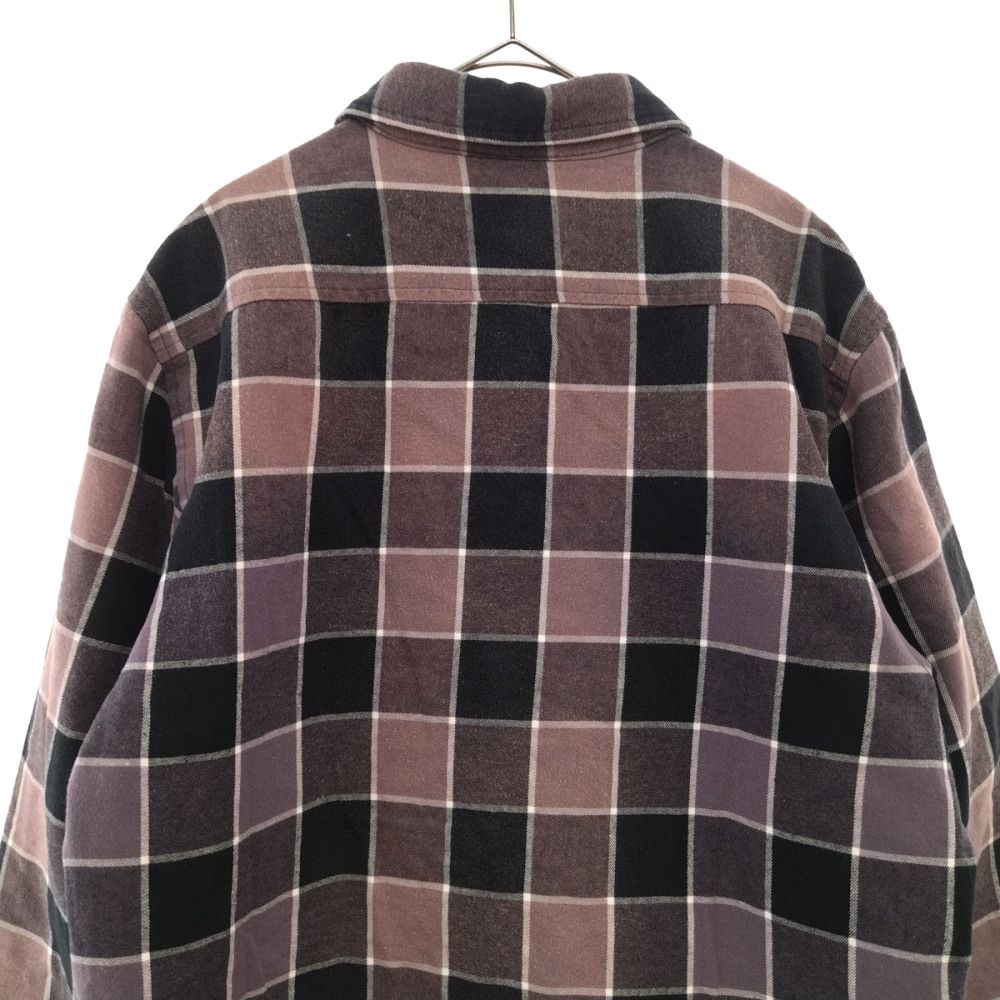 supreme Quilted Faded Plaid Shirt M