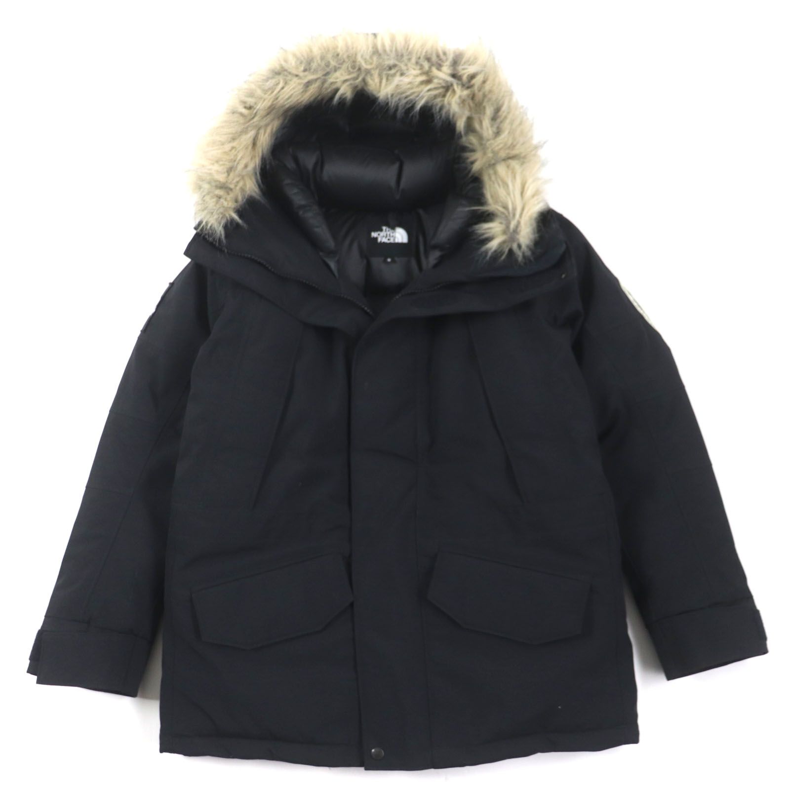 美品THE NORTH FACE ザ・ノースフェイス ND92238 Antarctica Parka アトランティカパーカ GORETEX PERTEX フーデッド ダウンジャケット ブラック S 正規品 メンズ