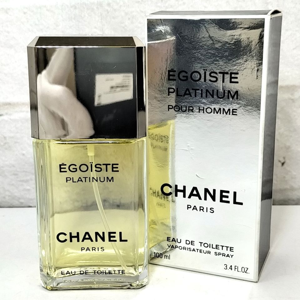 C 27 【 CHANEL 】 100ml ほぼ満タン EGOISTE PLATINUM POUR HOMME シャネル エゴイストプラチナム  プールオム EDT オードトワレ SP スプレー香水 フレグランス - メルカリ