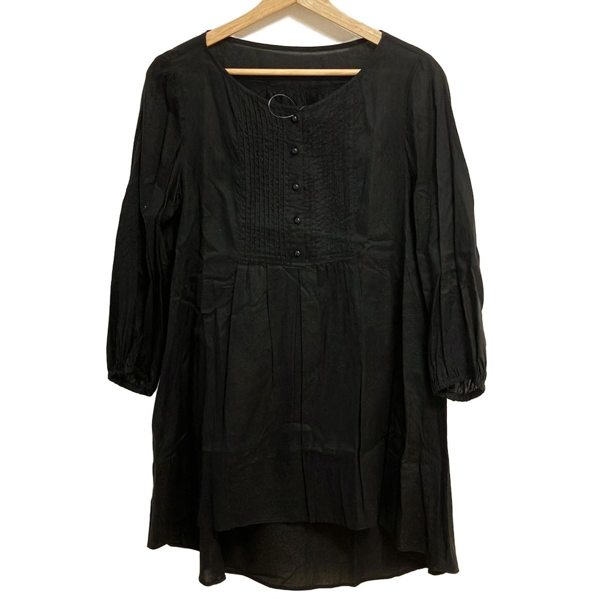 Leilian　レリアン　М　チュニック　美品 Leilian(レリアン) チュニック サイズ11 M レディース - 黒 長袖