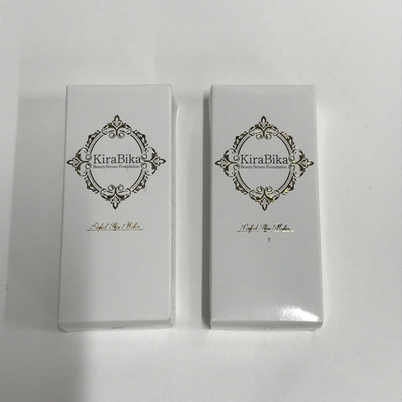 G1133 K KiraBika きらびか ビューティーセラムファンデーションS 美容液ファンデーション ライトオークル 26g 計2点セット