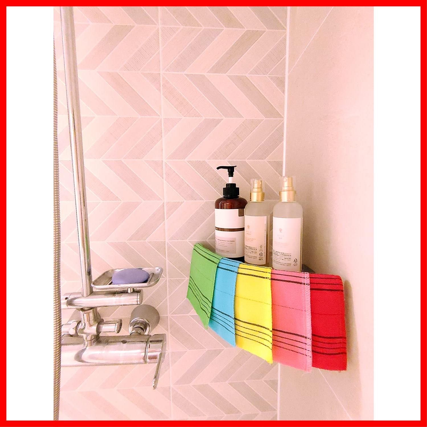 5個セット ビッグサイズ 繰り返し使用 韓国 アカスリミトン タオル 垢すり スポンジ あかすり アカスリ グローブ NEPURE かため ビッグミックス