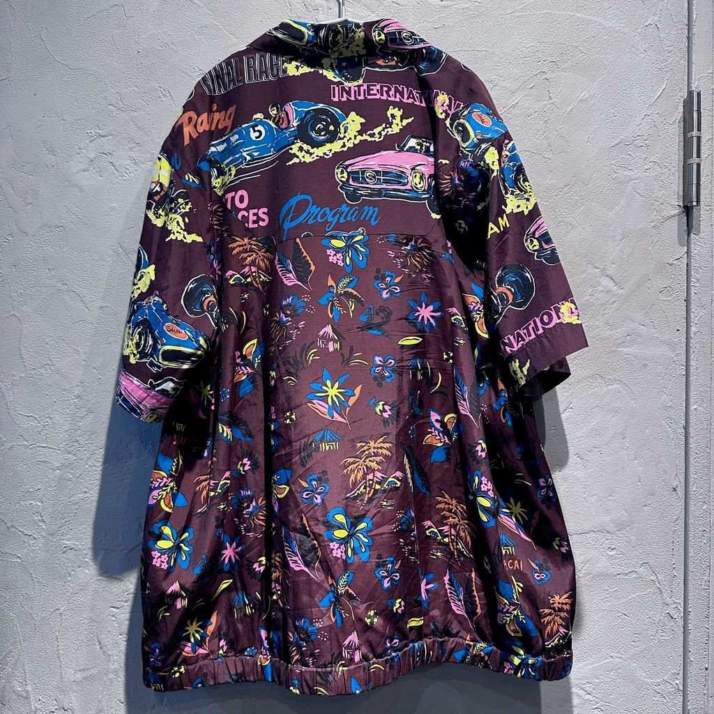 sacai サカイ 25SS Car Race Tropical Pront Shirt ジップシャツ 25-03652M マルチカラー size 2 代官山A10