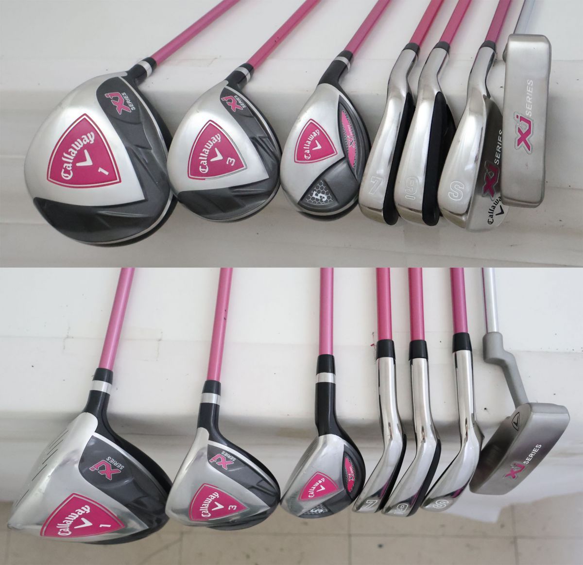 キャロウェイ　Xj SERIES　ジュニアゴルフ7本セット　右　高学年　おまけ付 大人気現行モデル キャロウェイ XJシリーズジュニアゴルフクラブセット 7本