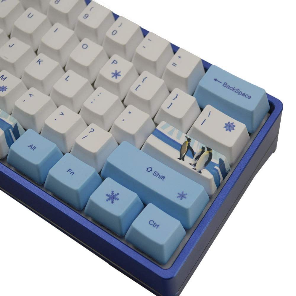 【えー】　Wooting 60HE PBTキーキャップセット GH60互換ケース対応キーボード(Wooting 60 HEなど)の