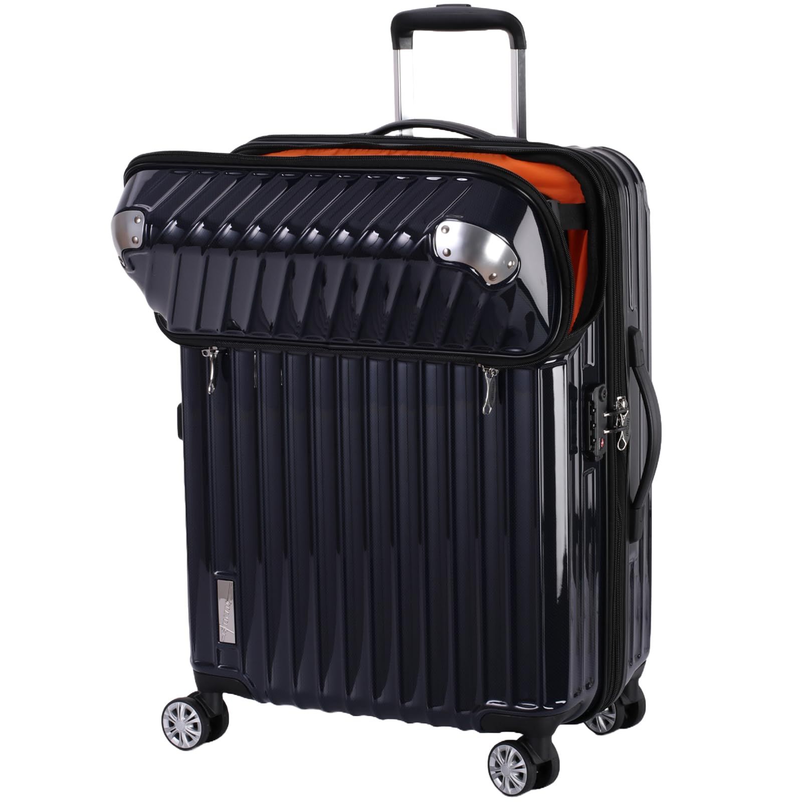 トラベリスト スーツケース ジッパー トップオープン モーメント 拡張機能付き 61L