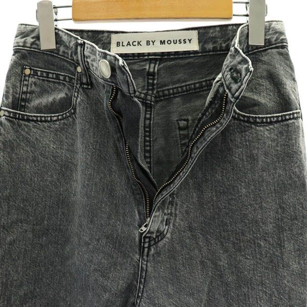 ブラック バイ マウジー BLACK by moussy JAVA black chemical denim 