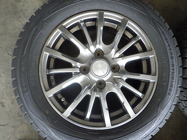 2210-401　LEBEN　アルミホイール＆スタッドレスタイヤ　175/65R14　2018年　4本セット