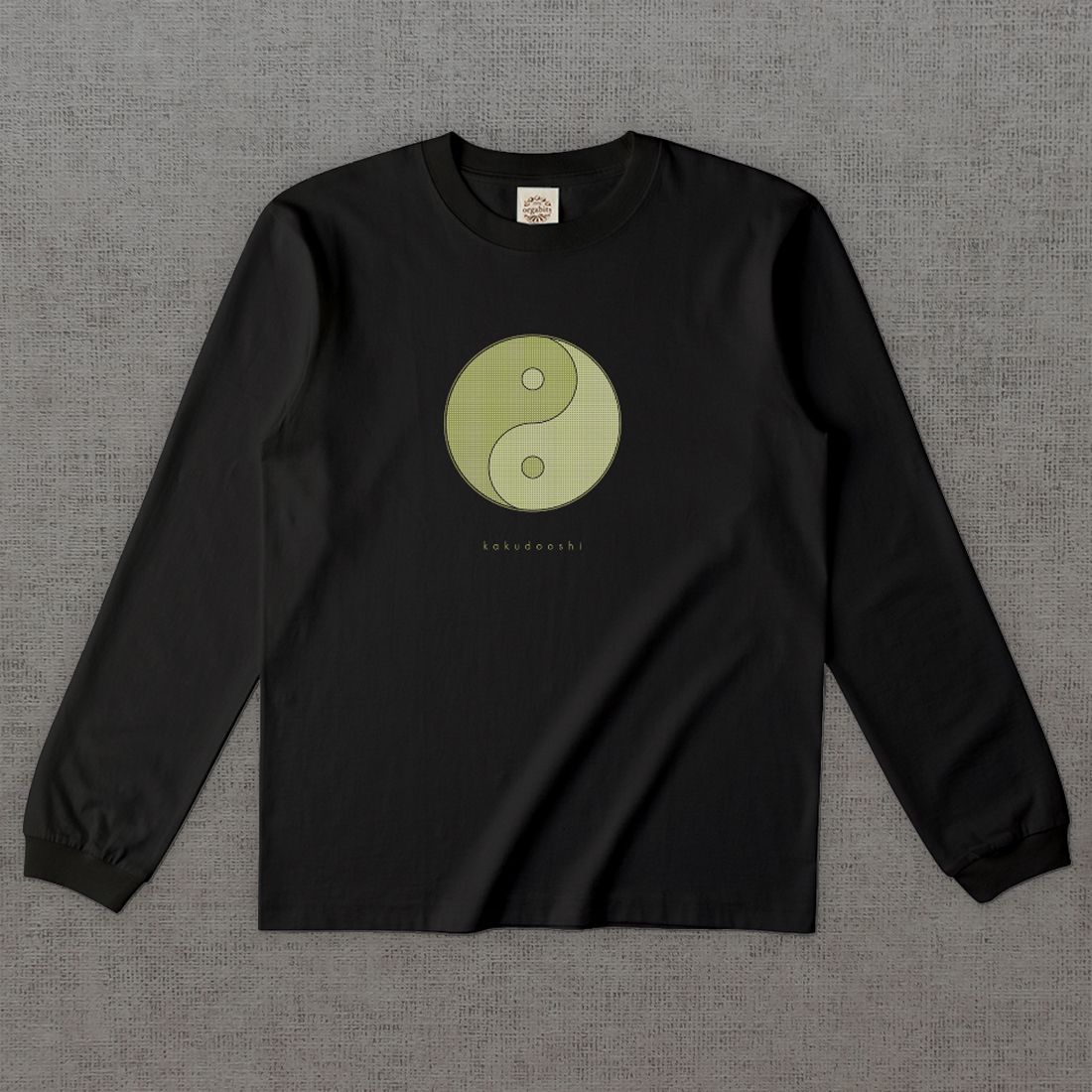 和柄長袖Tシャツ　小紋 角通し -彩・円-［長袖］