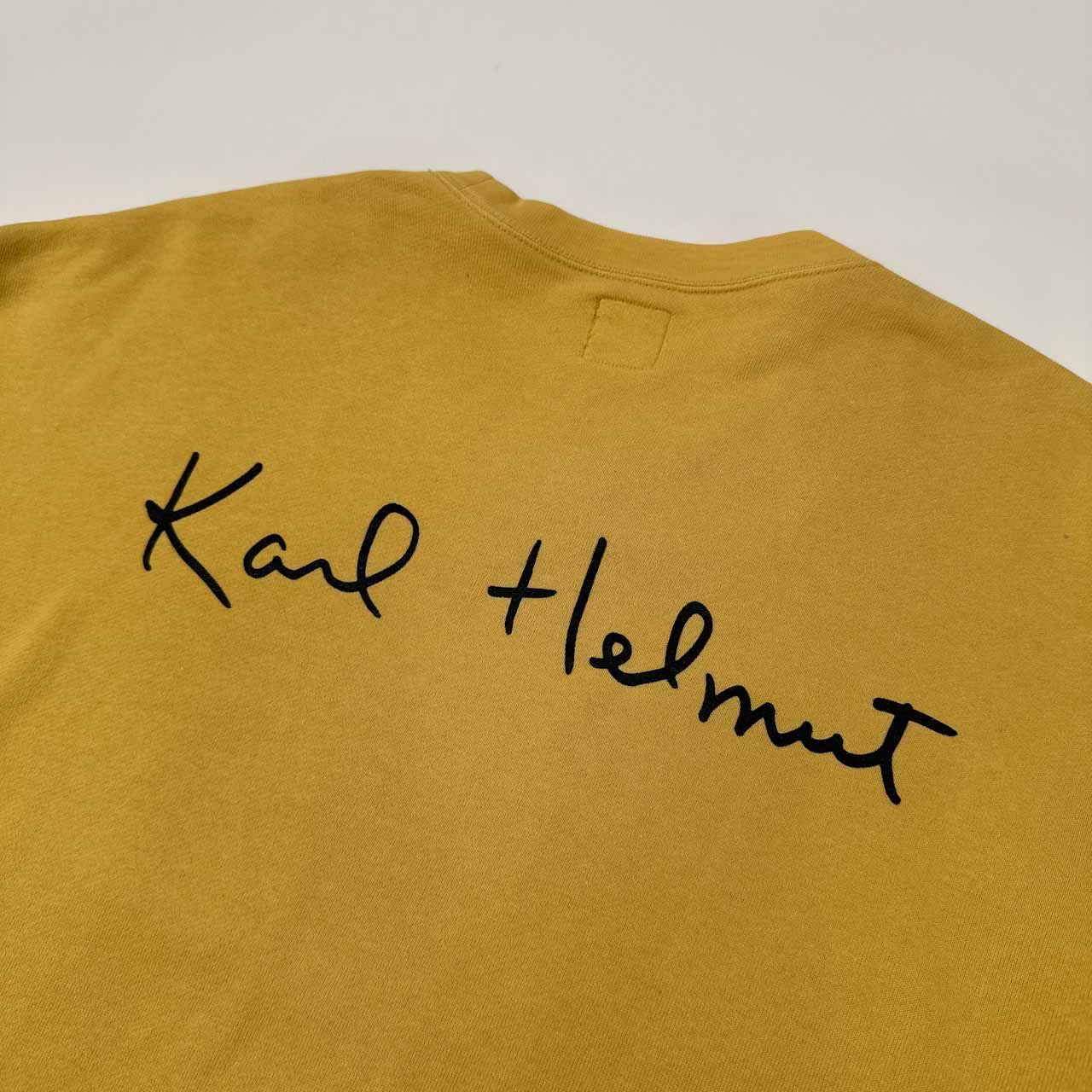 KARLHERUMUTカールヘルムトレーナースウエット Karl Helmut カールヘルム シューズ柄 プリント スウェット