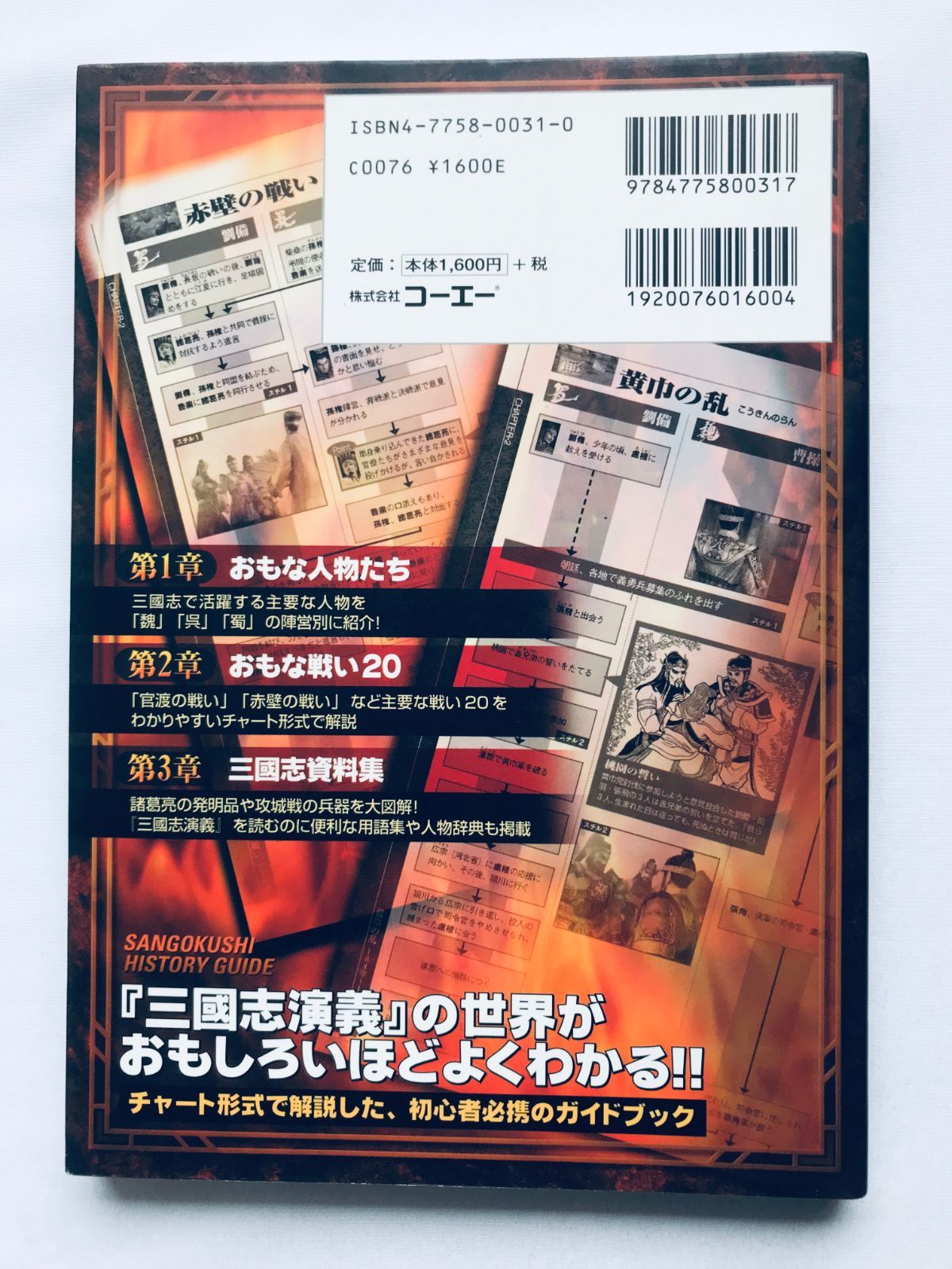 三國志ヒストリーガイド 攻略本 ブック 三国志 初版 Romance of the 