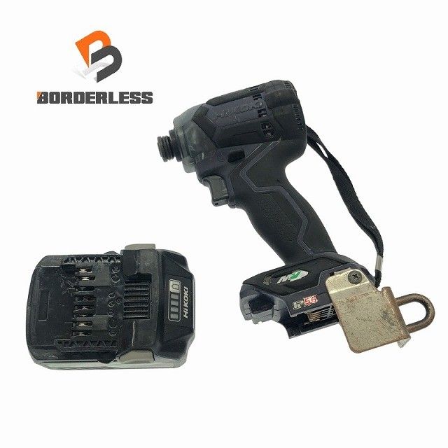 品 HiKOKI ハイコーキ 36V コードレスインパクトドライバ WH36DC バッテリー BSL36A18 付き 電動工具 締め付け 115984115984