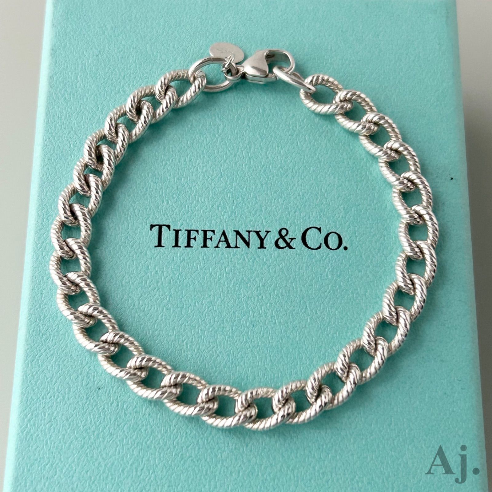 ティファニー ブレスレット ロープ チェーン AG925 ヴィンテージ TIFFANY