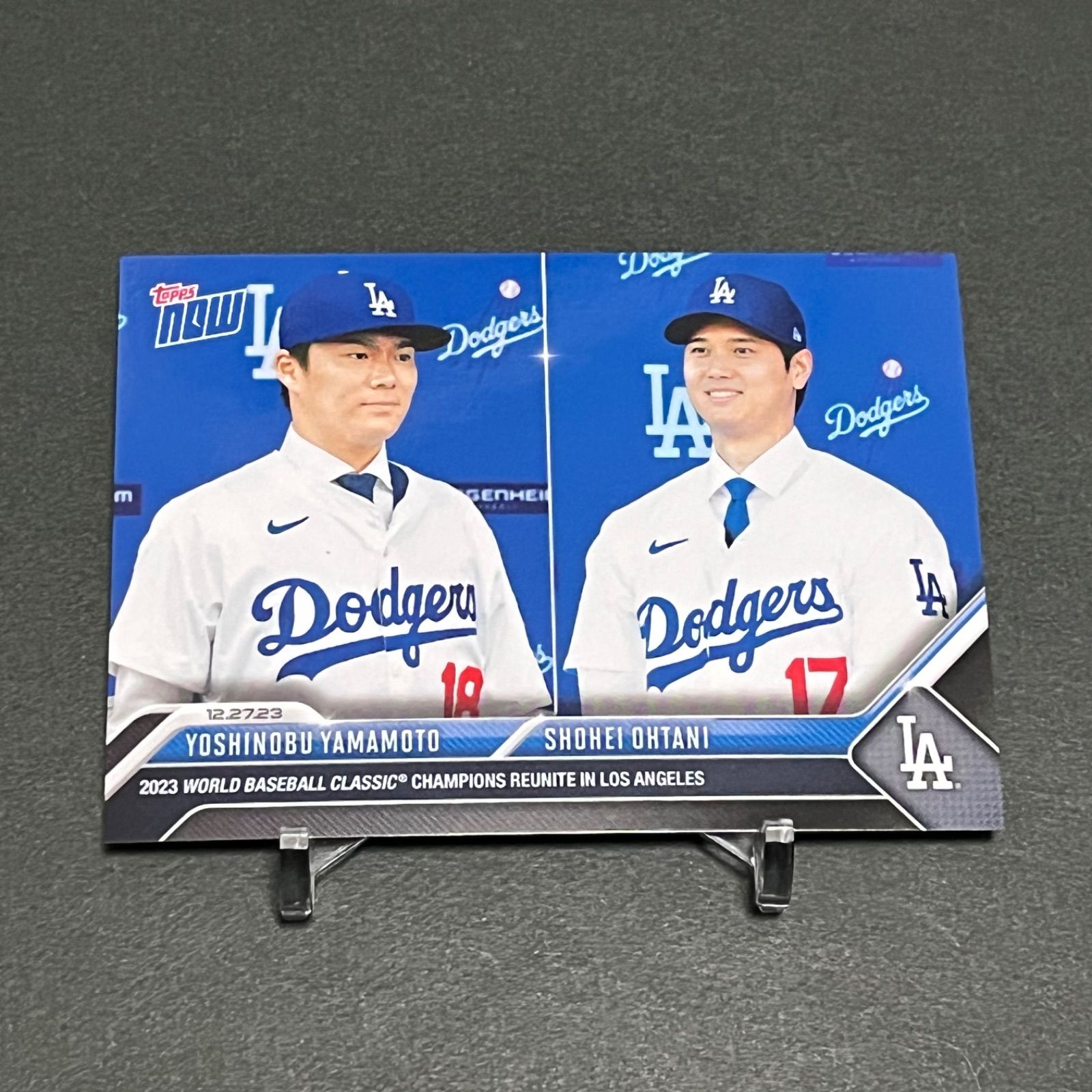 ① 【20枚セット】大谷翔平 山本由伸入団会見 カード 2023【24