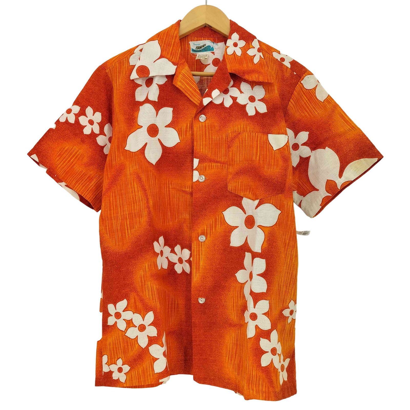 ペニーズ PENNEYS 70s 開襟 ハワイアンシャツ メンズ 表記無 