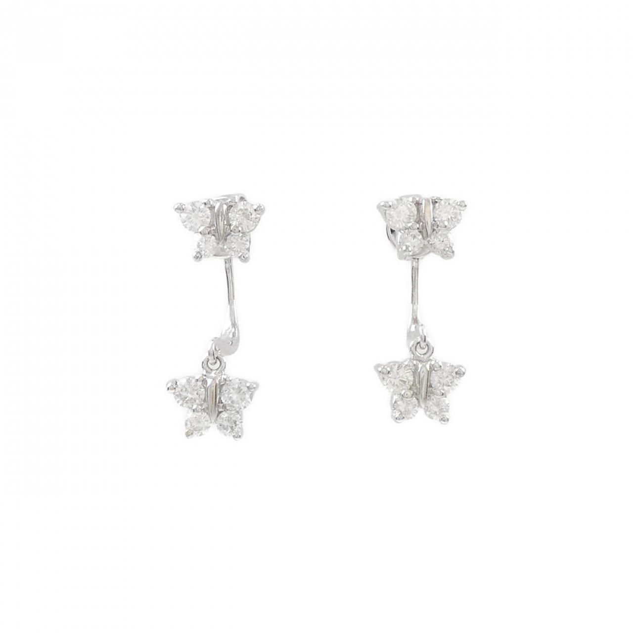 K18WG バタフライ ダイヤモンド ピアス 0.80CT 商品一覧 ｜ ページ 22