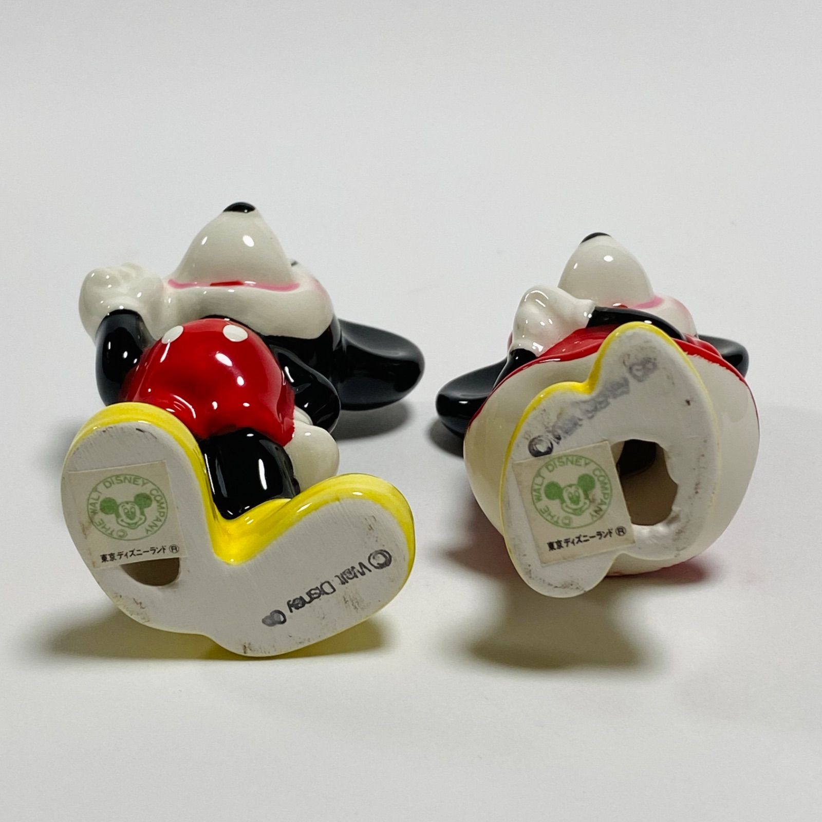 ミッキーマウス ミニーマウス 東京ディズニーランド 陶器 置物 