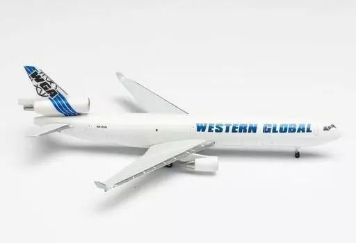 中古】ミニカー 1/500 MD-11F ウエスタン グローバル航空 N412SN