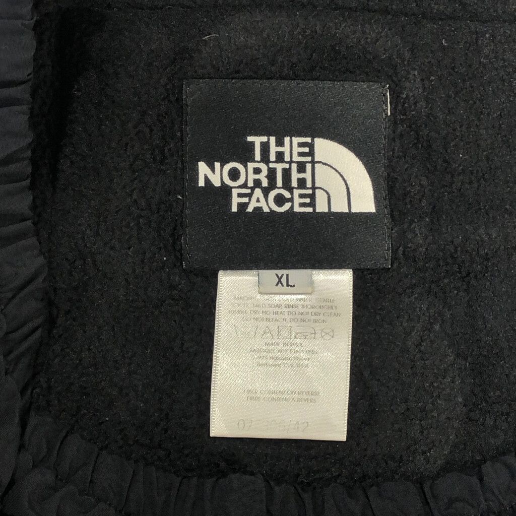USA製 THE NORTH FACE ノースフェイス ナイロン フリース パンツ アウトドア ブラック (メンズ XL) 中古 古着 S8293 USA製 THE NORTH FACE ノースフェイス ナイロン フリース パンツ