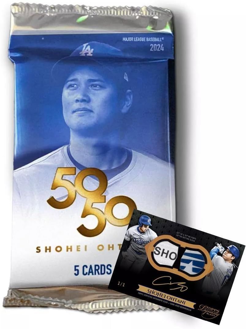 2025 Topps 50|50 大谷翔平 1パック 2025 Topps 50|50 Sho hei Ohtani Single Pack 完全未開封Pack
