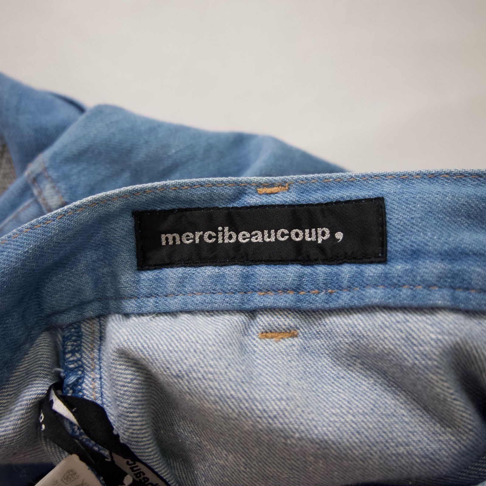 10s (2010) Spring mercibeaucoup Glencheck Switching Saruel Denim 2010年 春 メルシーボーク グレンチェック  切替 サルエル デニム