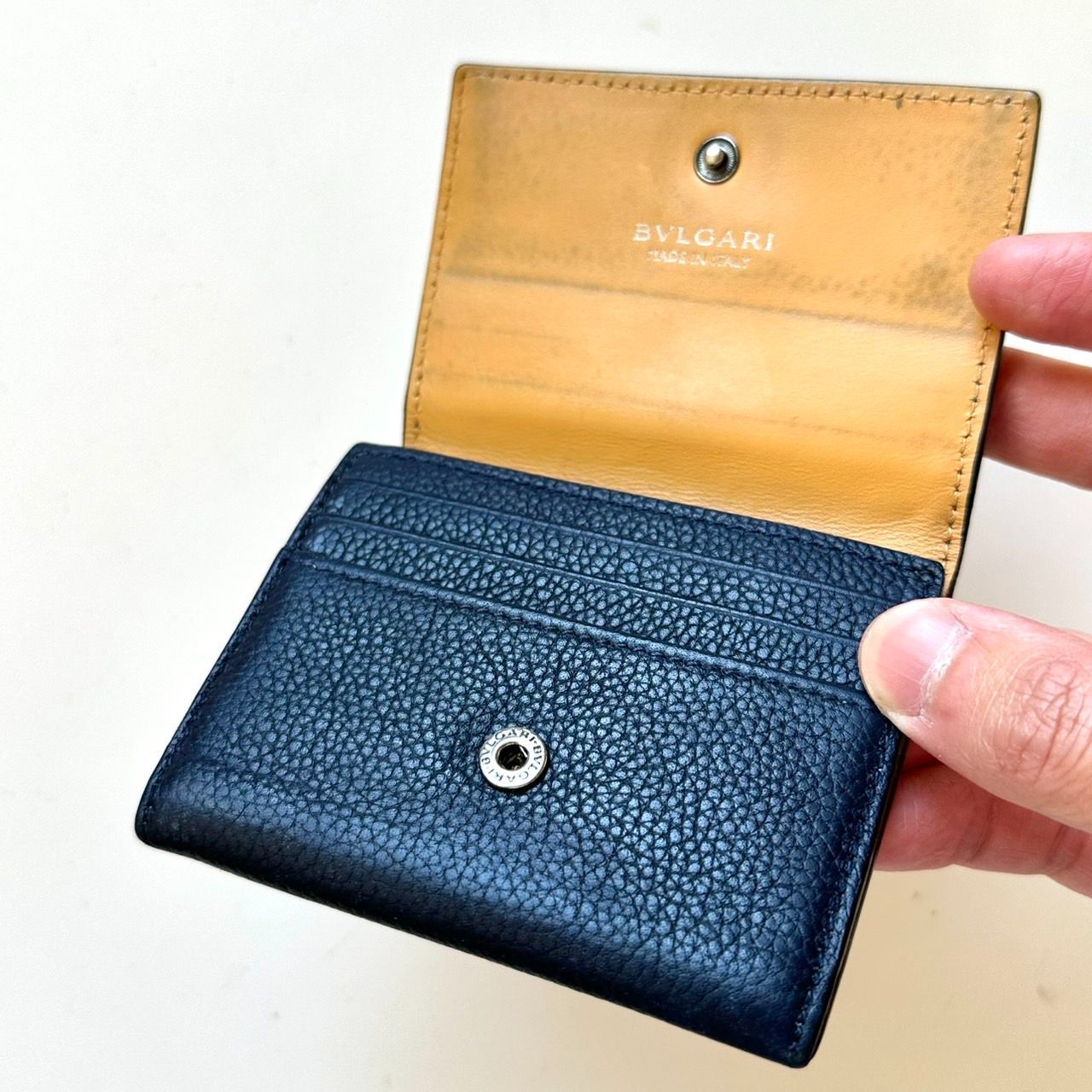 BULGARI 美品 カードケース コインケース 楽天市場】BVLGARI COIN & CARD CASEブルガリブルガリ 小銭入れ