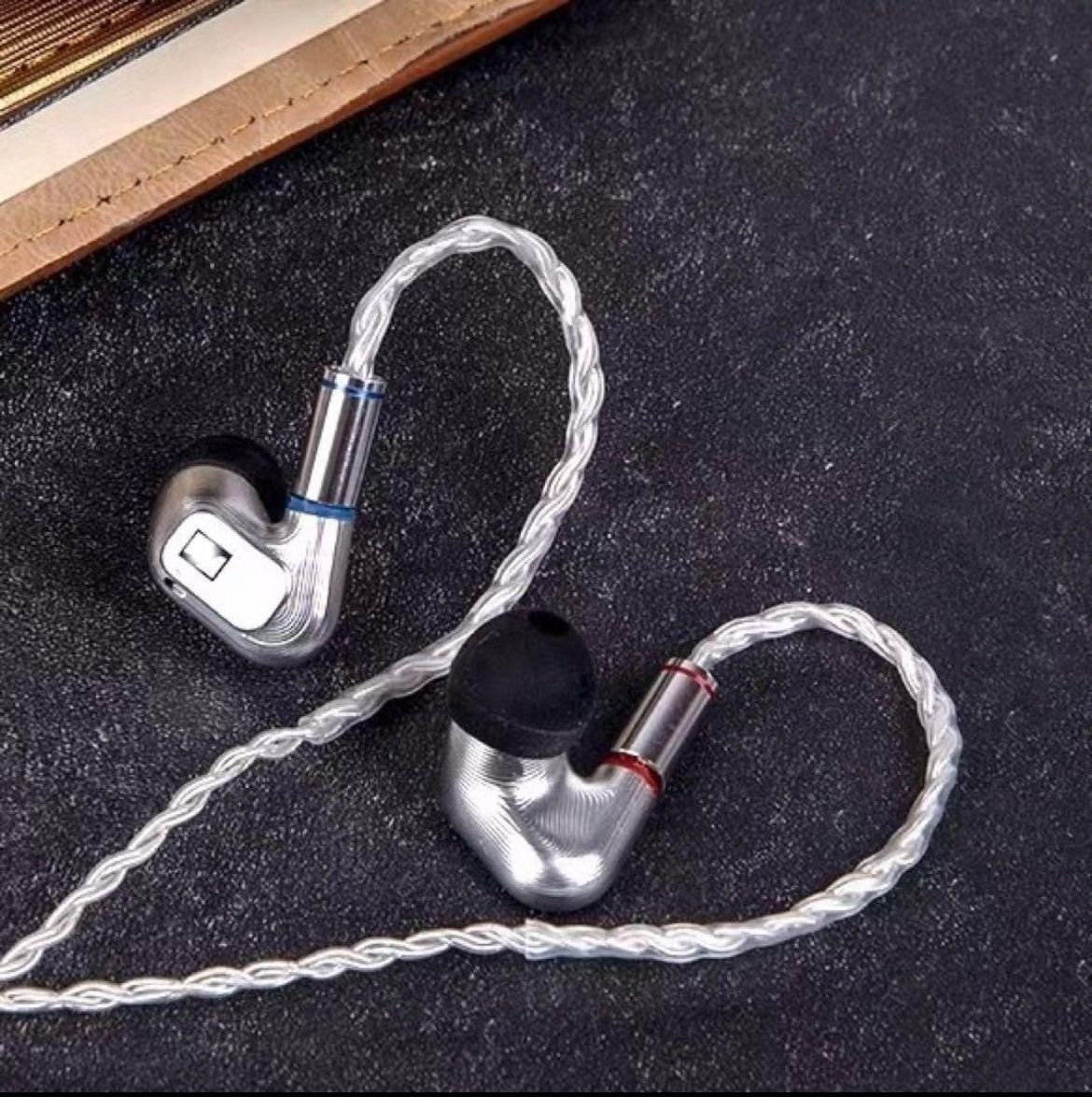 試作品 DIY IE900 OEM 7mm X3Rユニット使用 標準MMCX改良 シルバー系