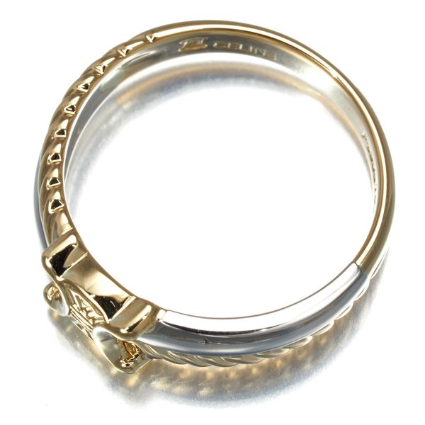 セリーヌ CELINE ロゴ リング マカダム柄 CELINE セリーヌ マカダム リング 指輪 アクセサリー ジュエリー