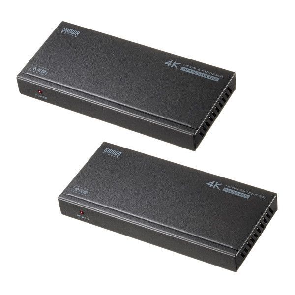 7営業日以内発送 サンワサプライ VGA-EXHDPOC HDMIエクステンダー 4K対応 120m延長 VGAEXHDPOC 沖縄離島販売不可