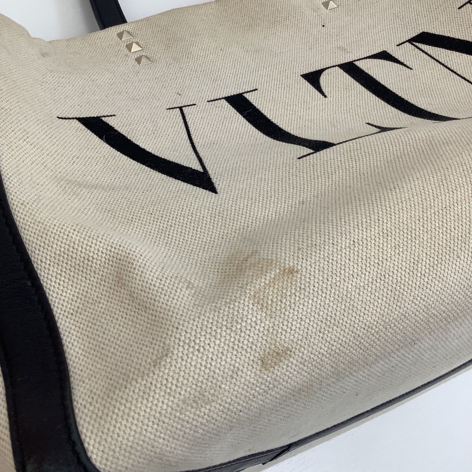 VALENTINO ヴァレンティノ VLTN ロゴ スタッズ トートバッグ