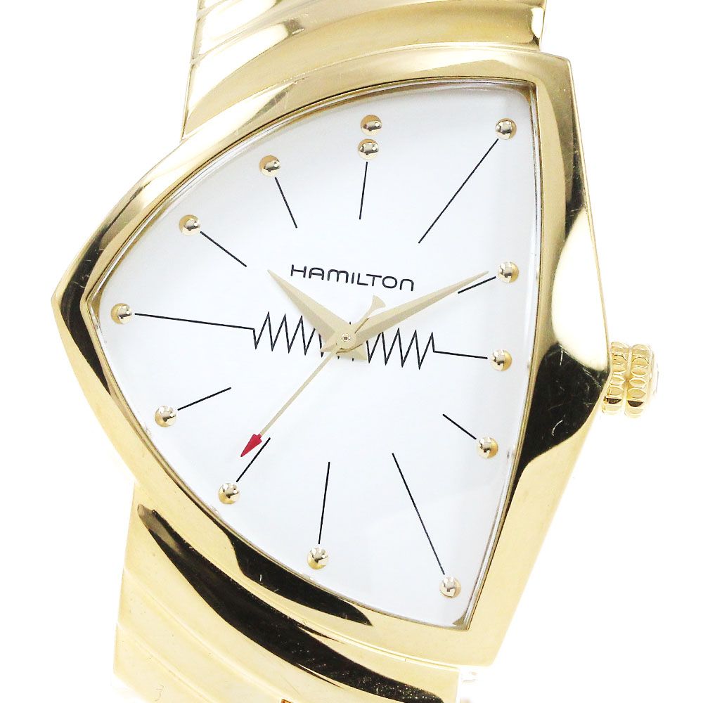 廃盤 ベンチュラ ハミルトン 白文字盤 ハミルトン ベンチュラ 白 ハミルトン ベンチュラ 白文字盤 SS×GP/QZ