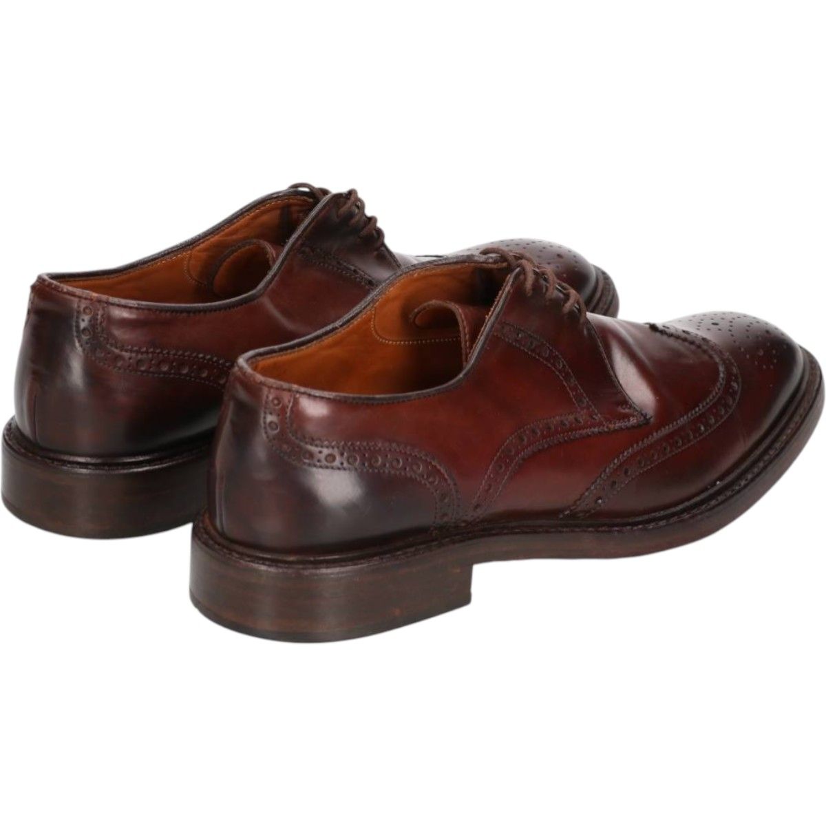 古着 ロトゥーセ LOTTUSSE フルブローグ ウイングチップシューズ