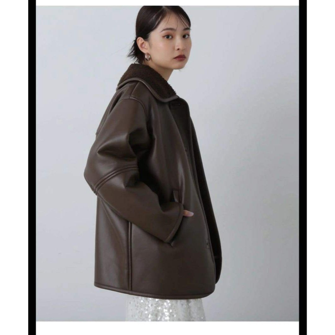 N.Natural Beauty Basic ボアボンディングジャケット