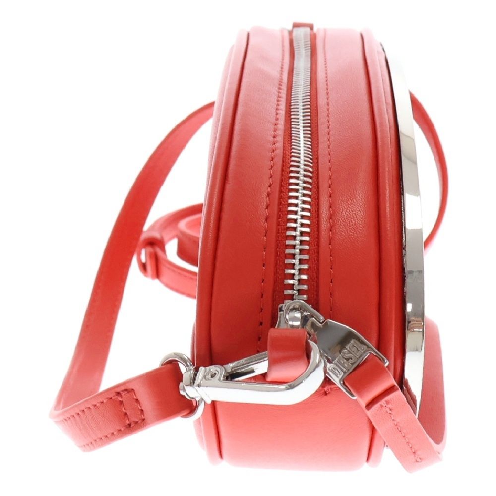 DIESEL (ディーゼル) CROSS BODYBAG ロゴプレート レザークロスボディ  