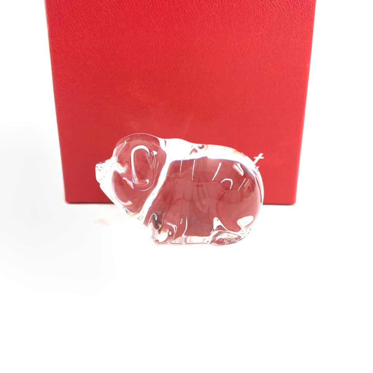 Baccarat（バカラ） フィギュリン ブタさん クリアランス