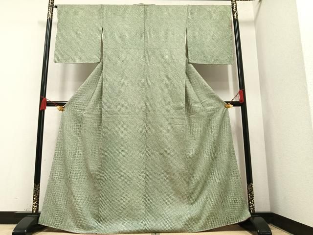 平和屋着物□大変加工の良い総絞り小紋 正絹 逸品 AAAX1422ph