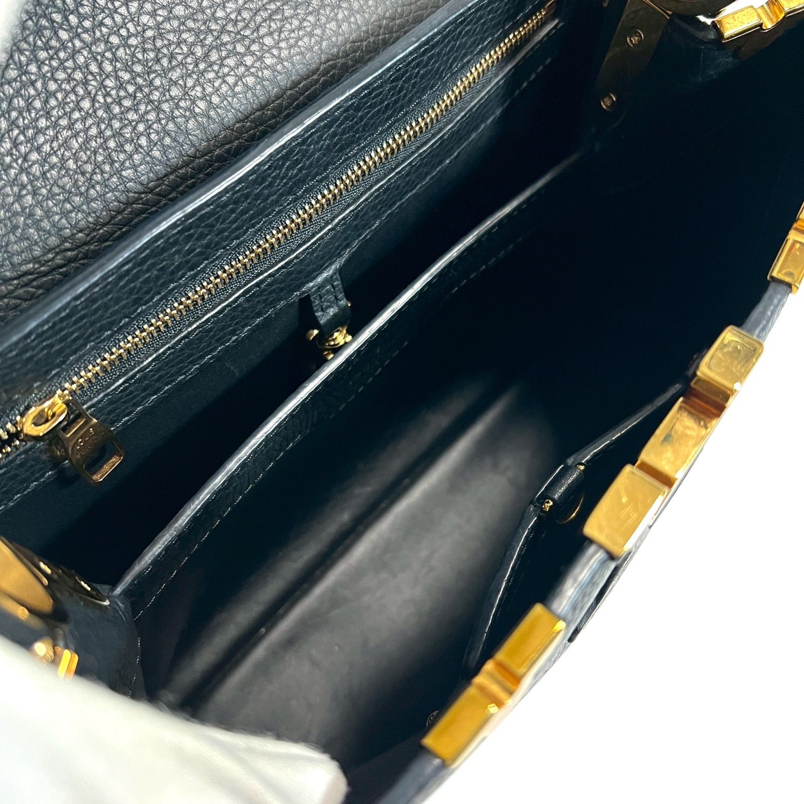 レア物 LOUIS VUITTON ルイヴィトン ハンドバッグ カプシーヌ MM 