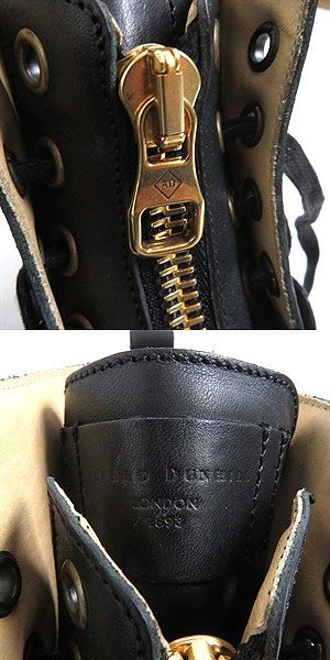 未使用品□dunhill/ダンヒル センタージップ/レースアップ レザー