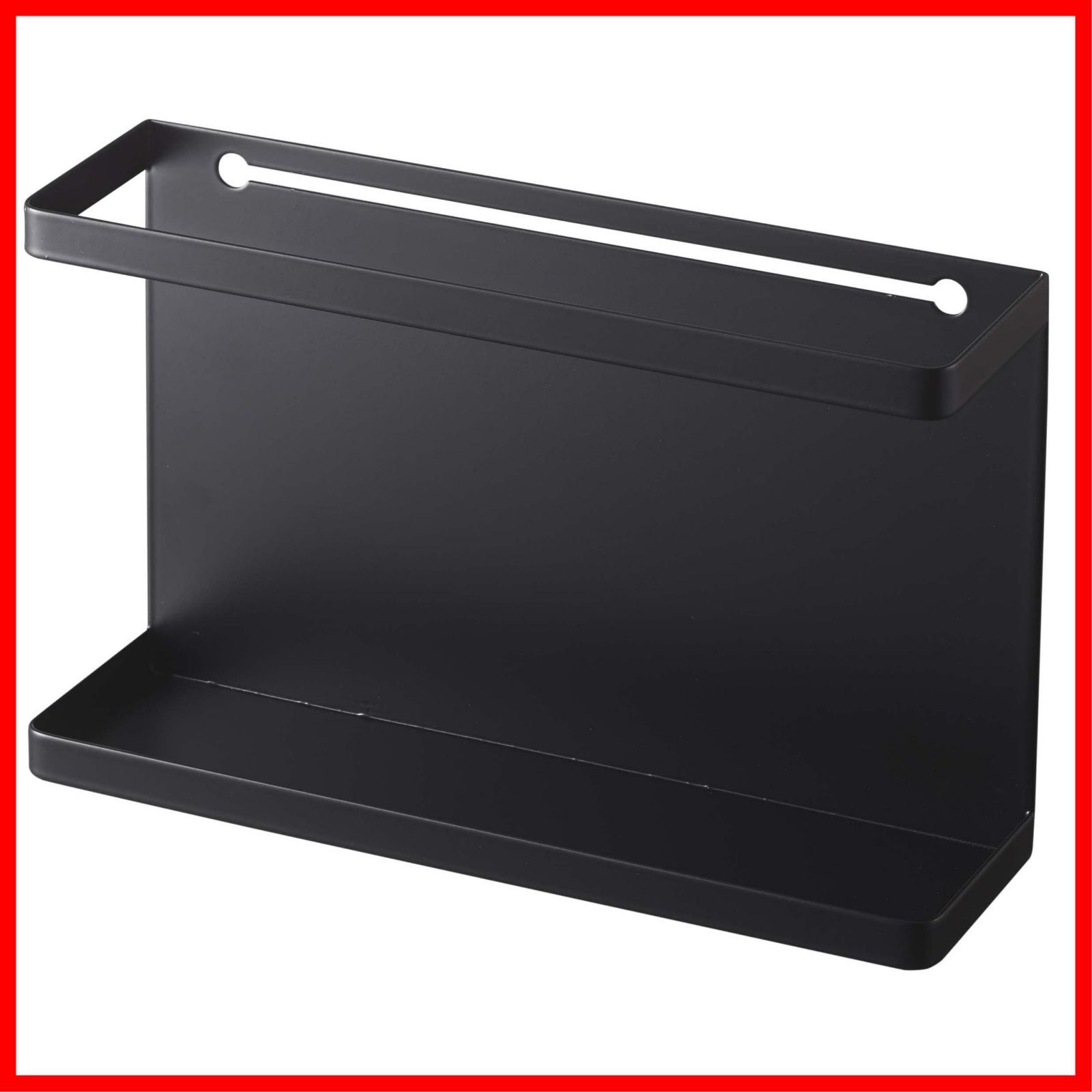 タワー 約W 29 XD 8 5 XH 18 cm tower ブラック ボックスのネジを活用 収納ラック 収納 ボックス横 小物入れ 山崎実業 Yamazaki 5665